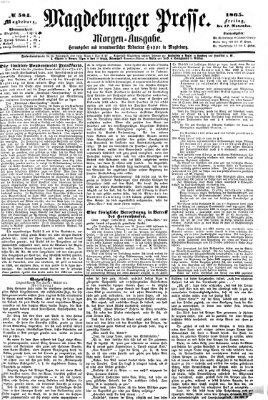 Magdeburger Presse Freitag 17. November 1865