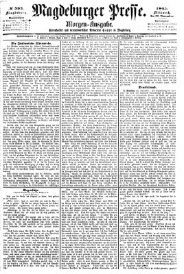 Magdeburger Presse Mittwoch 22. November 1865