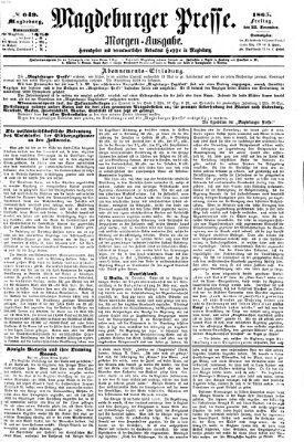 Magdeburger Presse Freitag 22. Dezember 1865
