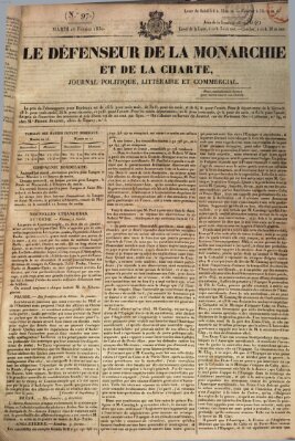 Le défenseur de la monarchie et de la charte Dienstag 16. Februar 1830
