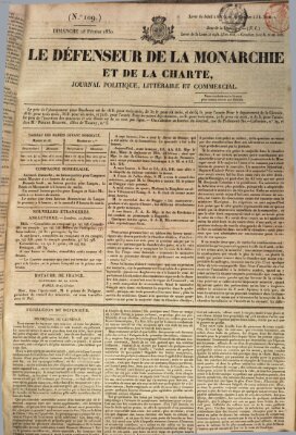 Le défenseur de la monarchie et de la charte Sonntag 28. Februar 1830