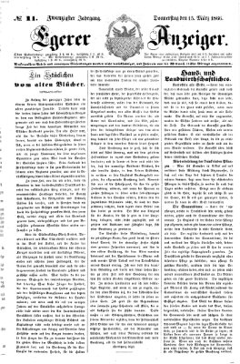 Egerer Anzeiger Donnerstag 15. März 1866