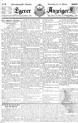Egerer Anzeiger Donnerstag 13. Februar 1868
