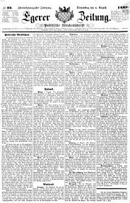 Egerer Anzeiger Donnerstag 6. August 1868