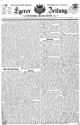 Egerer Anzeiger Donnerstag 3. September 1868
