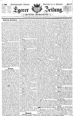 Egerer Anzeiger Donnerstag 17. September 1868