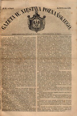 Gazeta Wielkiego Xięstwa Poznańskiego Freitag 26. Januar 1849