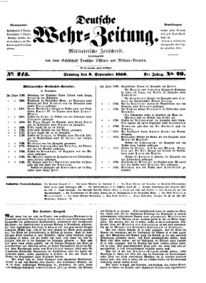 Deutsche Wehr-Zeitung (Preußische Wehr-Zeitung)