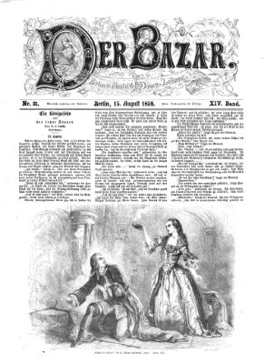 Der Bazar Montag 15. August 1859