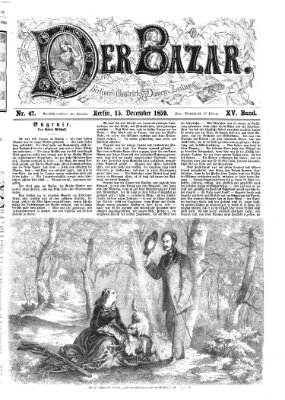 Der Bazar Donnerstag 15. Dezember 1859
