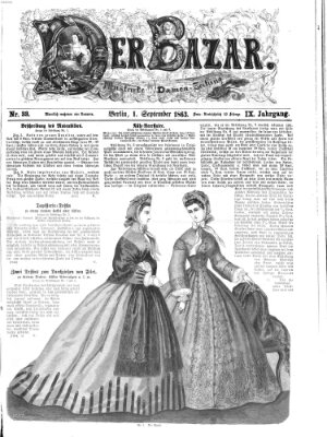 Der Bazar Dienstag 1. September 1863