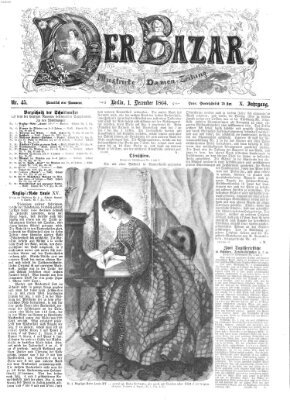 Der Bazar Donnerstag 1. Dezember 1864