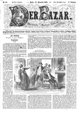 Der Bazar Donnerstag 23. November 1865