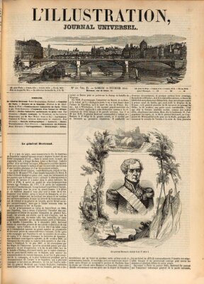 L' illustration Samstag 10. Februar 1844