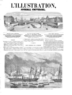 L' illustration Samstag 7. November 1863