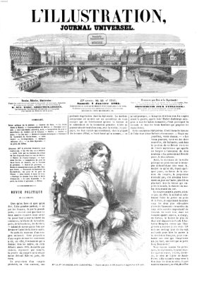 L' illustration Samstag 7. Januar 1865