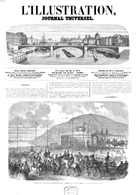 L' illustration Samstag 12. August 1865