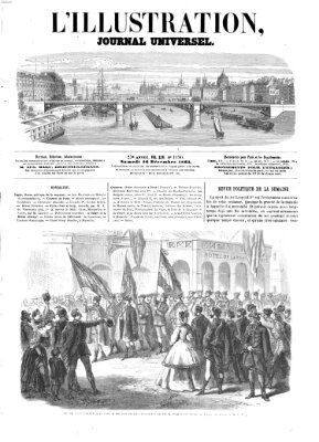 L' illustration Samstag 16. Dezember 1865