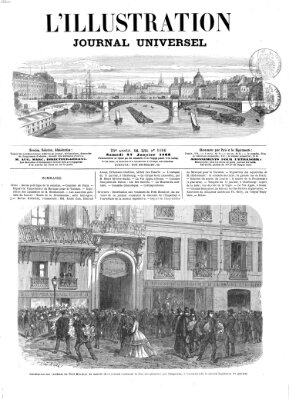 L' illustration Samstag 27. Januar 1866
