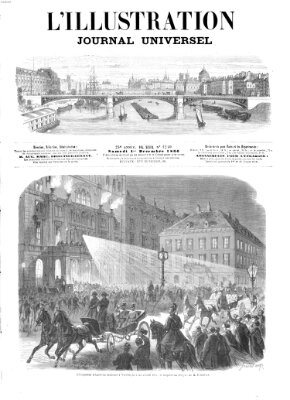 L' illustration Samstag 1. Dezember 1866