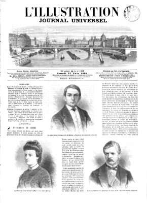 L' illustration Samstag 27. Juni 1868