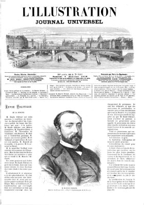 L' illustration Samstag 8. Januar 1870