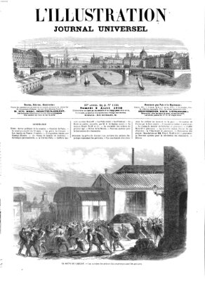 L' illustration Samstag 2. April 1870