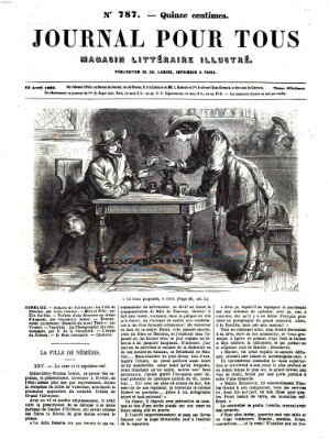 Journal pour tous Samstag 15. April 1865