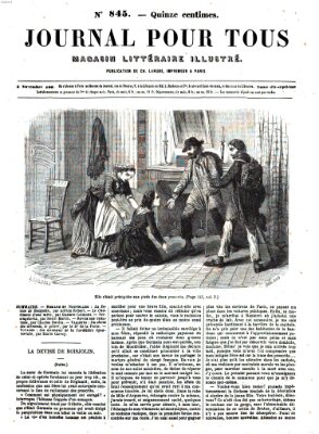 Journal pour tous Samstag 4. November 1865