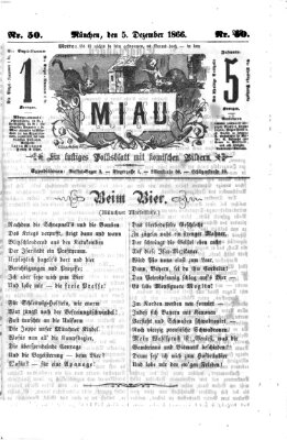 Miau Mittwoch 5. Dezember 1866
