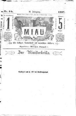 Miau Mittwoch 27. Februar 1867