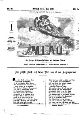 Miau Mittwoch 5. Juni 1867
