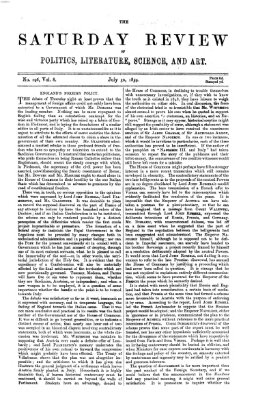 Saturday review Samstag 30. Juli 1859