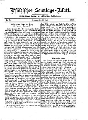 Pfälzisches Sonntags-Blatt (Pfälzische Volkszeitung) Sonntag 28. Juli 1867