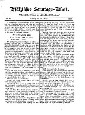 Pfälzisches Sonntags-Blatt (Pfälzische Volkszeitung) Sonntag 13. Oktober 1867