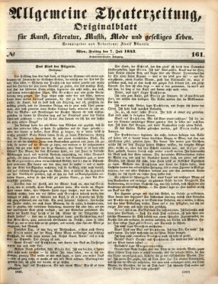 Allgemeine Theaterzeitung Freitag 7. Juli 1843