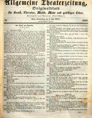 Allgemeine Theaterzeitung Donnerstag 4. Juli 1844