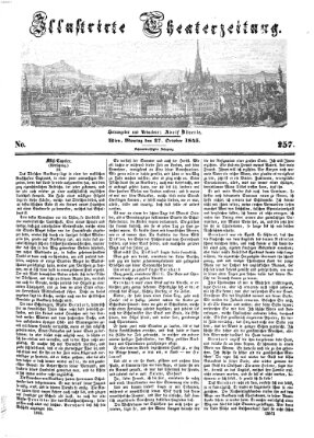 Allgemeine Theaterzeitung Montag 27. Oktober 1845