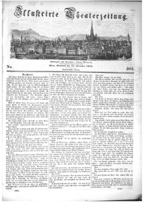 Allgemeine Theaterzeitung Mittwoch 17. Dezember 1845
