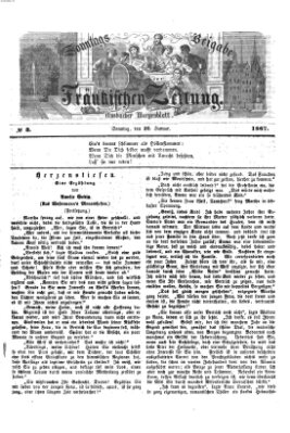 Fränkische Zeitung (Ansbacher Morgenblatt) Sonntag 20. Januar 1867