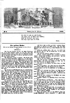 Fränkische Zeitung (Ansbacher Morgenblatt) Sonntag 21. Februar 1869