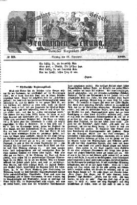 Fränkische Zeitung (Ansbacher Morgenblatt) Sonntag 26. September 1869