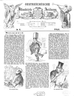 Österreichische illustrierte Zeitung Montag 30. Juni 1851