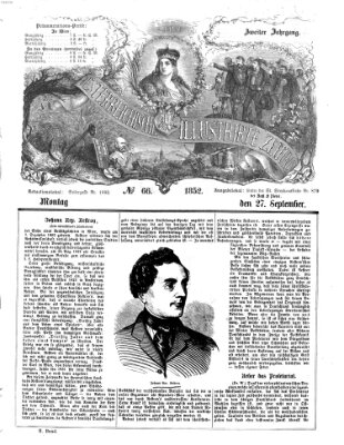 Österreichische illustrierte Zeitung Montag 27. September 1852