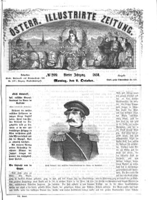 Österreichische illustrierte Zeitung Montag 2. Oktober 1854