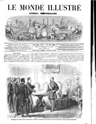 Le monde illustré Samstag 25. August 1866