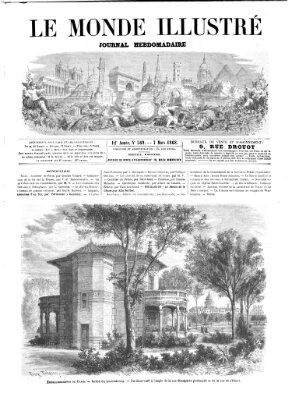 Le monde illustré Samstag 7. März 1868