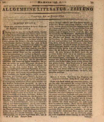 Allgemeine Literatur-Zeitung (Literarisches Zentralblatt für Deutschland) Freitag 24. Juni 1796