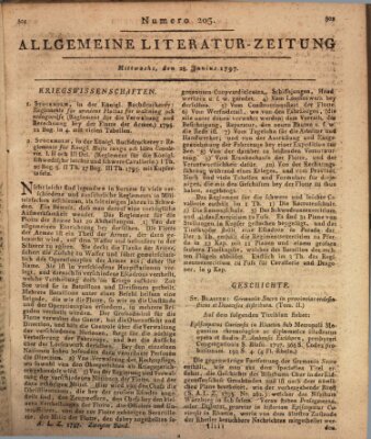 Allgemeine Literatur-Zeitung (Literarisches Zentralblatt für Deutschland) Mittwoch 28. Juni 1797