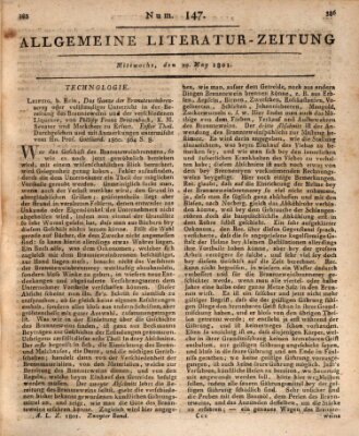 Allgemeine Literatur-Zeitung (Literarisches Zentralblatt für Deutschland) Mittwoch 20. Mai 1801